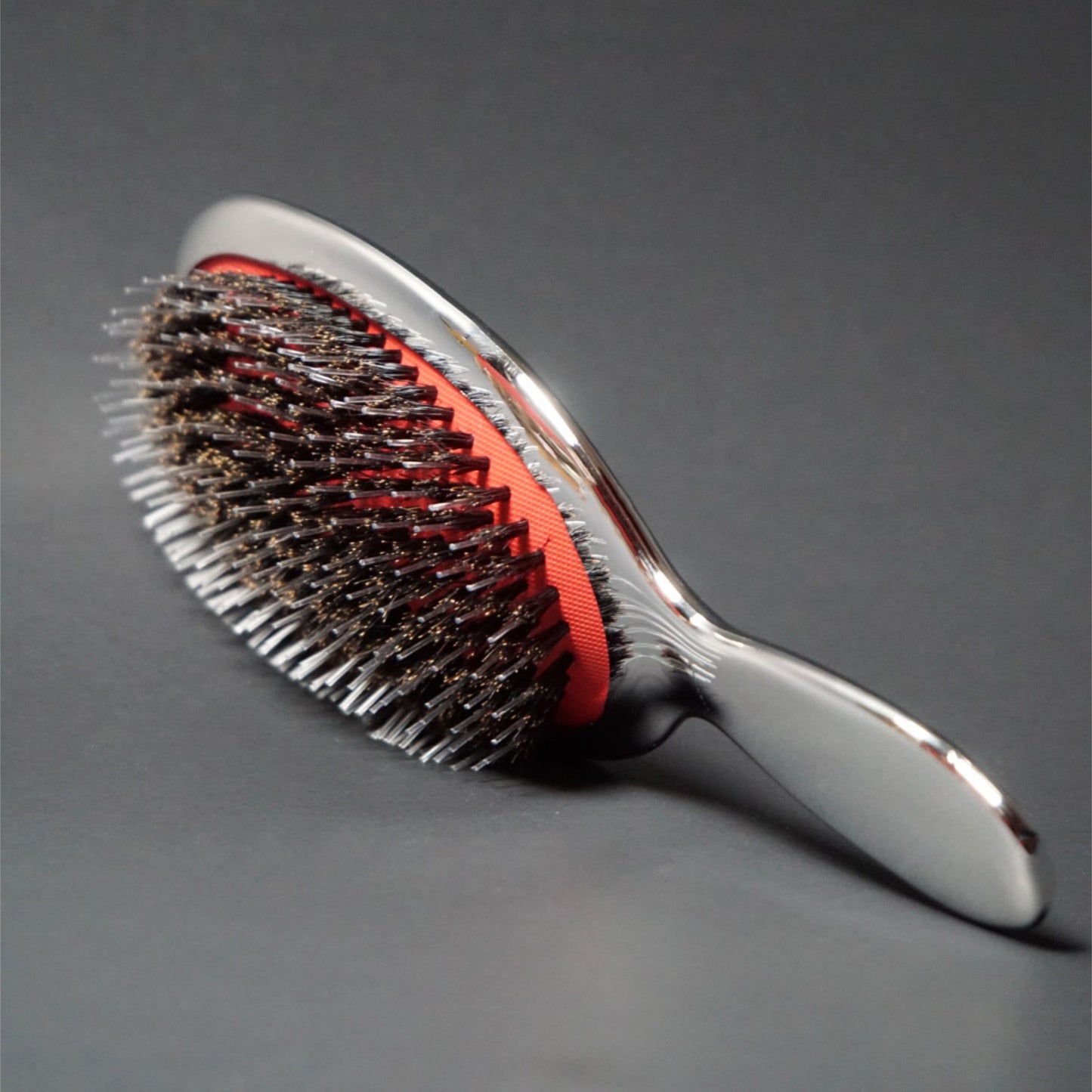 Silver hairbrush